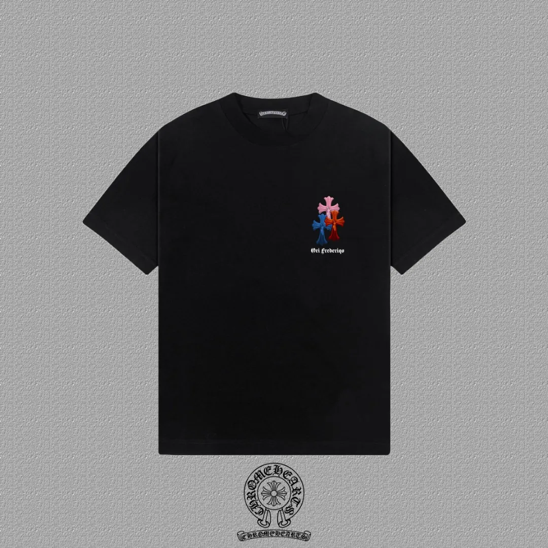 [CH ] 2026FW T LOGO Premium 26s Same Style ：Black White Size：S M L XL 2XL